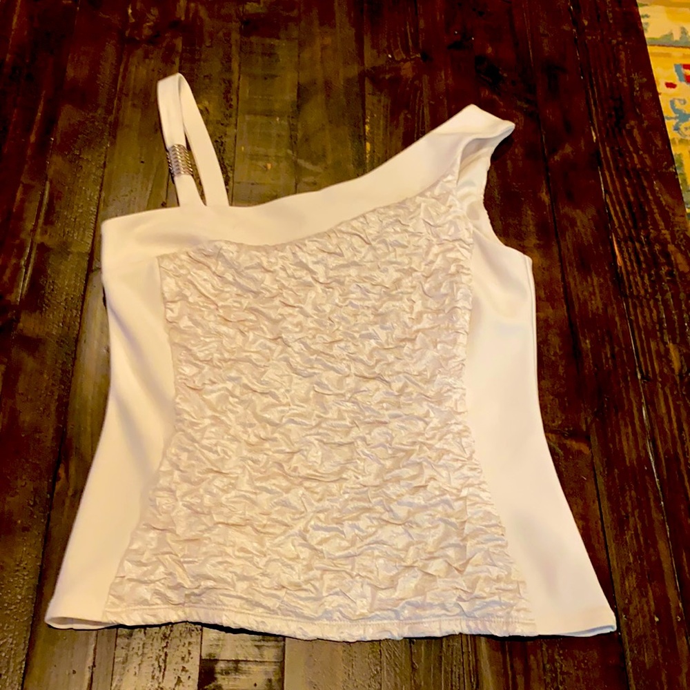 Frank Lyman off white blouse